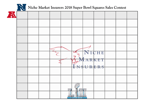 Super Bowl Squares Sales Contest