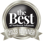 The best of northwest arkansas 2023 winner badge