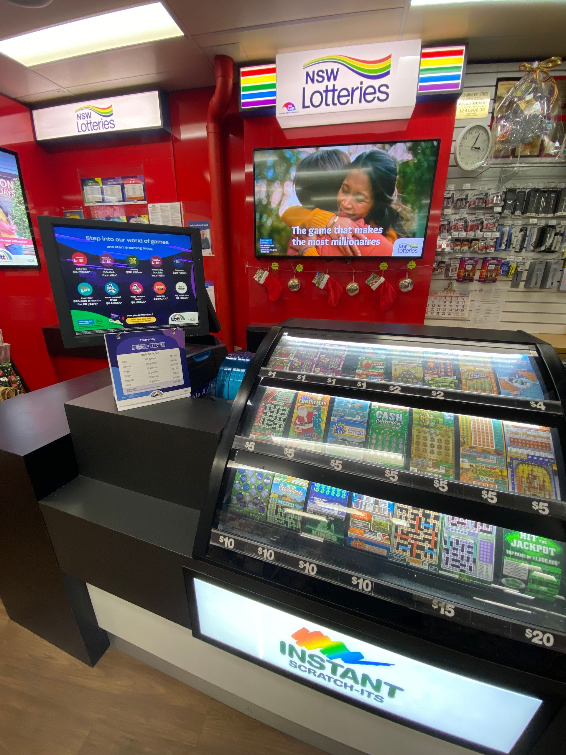 Drawing Lottery Numbers Using a Rotavator — Local Newsagent in Moss Vale, NSW