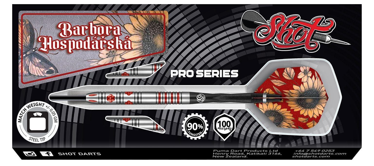 Shot Barbora Hospodarska Pro Series Steel Tip Darts BHST