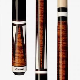 Players 4 Point Antique Maple Wrapless Cue C-811