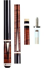 Players 4 Point Antique Maple Wrapless Cue C-811