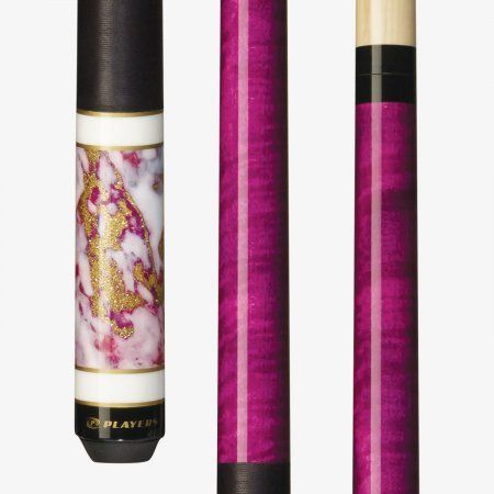 Players Illustrious Purple Cue with Black Linen Wrap C946