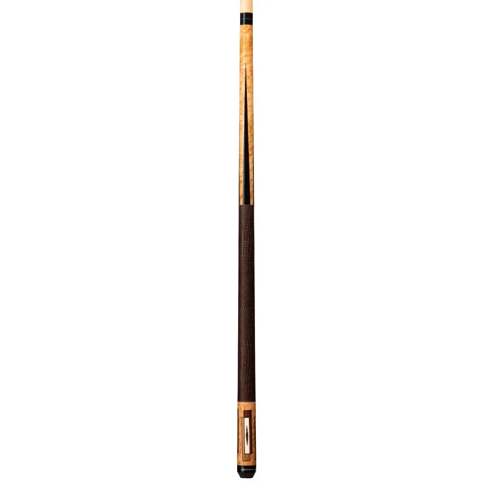 Players Antique Maple & Cocobolo Cue with Embossed Leather Wrap E2340