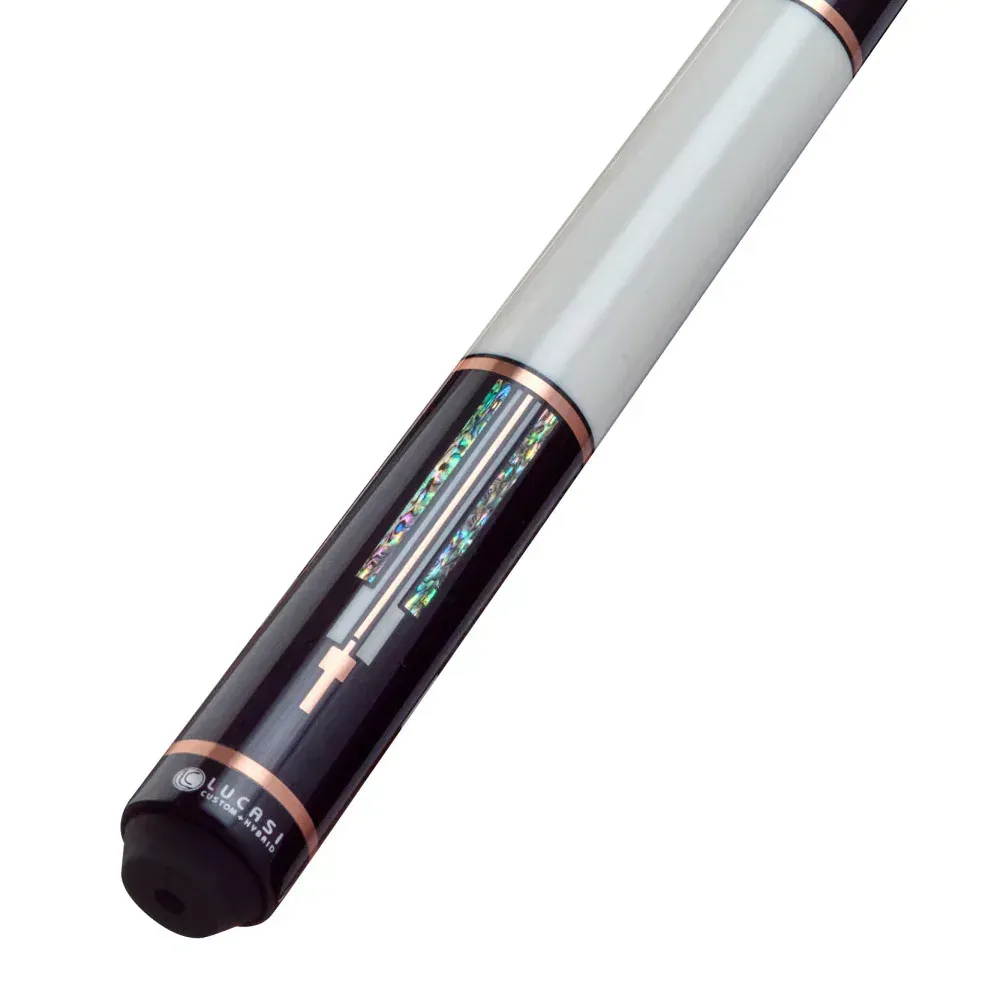 Lucasi Custom Art Deco Rose Gold & Mother-of-Pearl Cue LCAD03