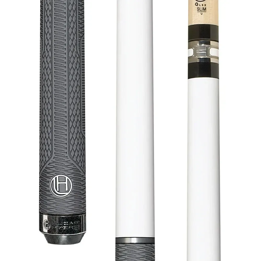 Lucasi Hybrid LHT87 Titanium White Cue w/Fusion G5 Grip
