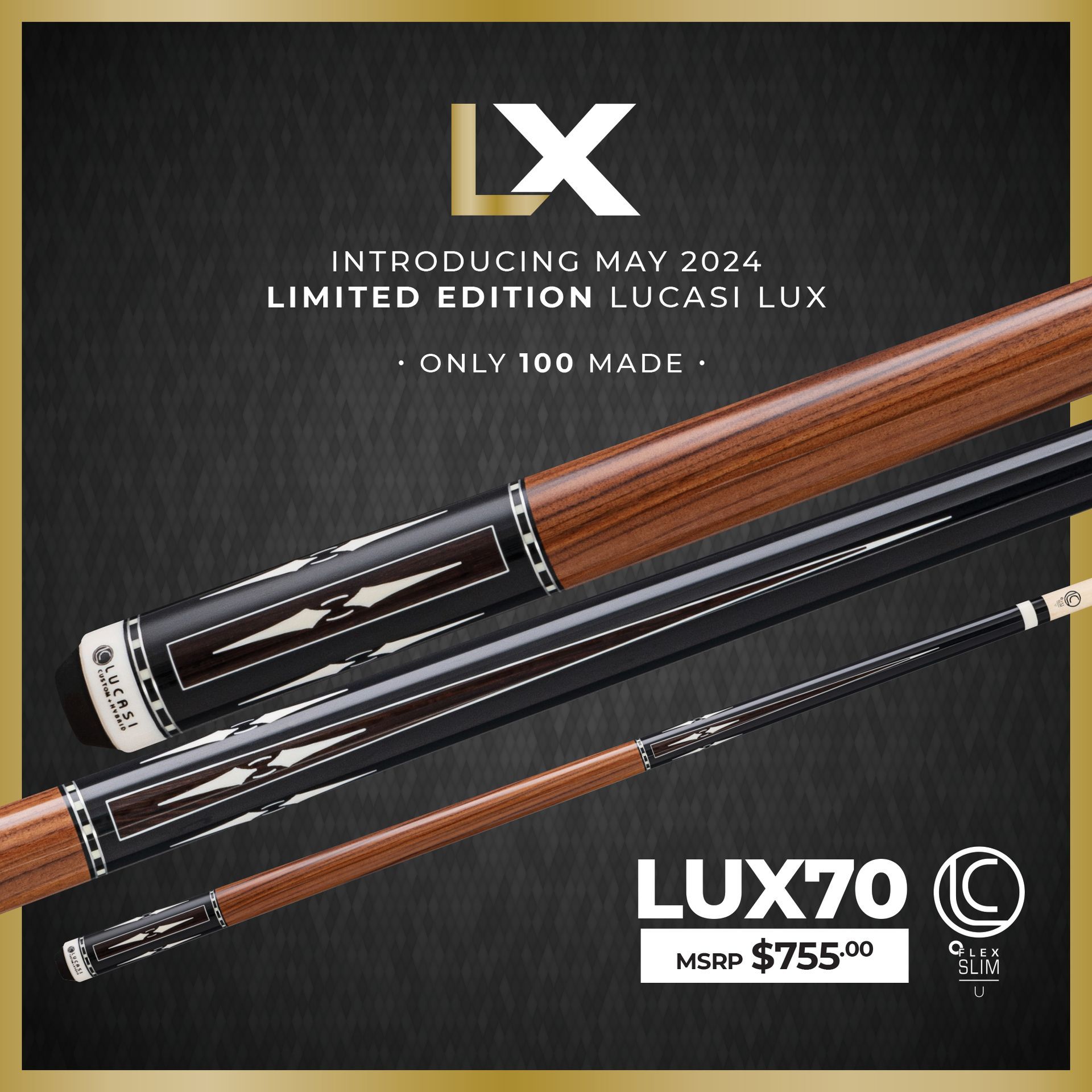 Lucasi LUX70 Pool Cue