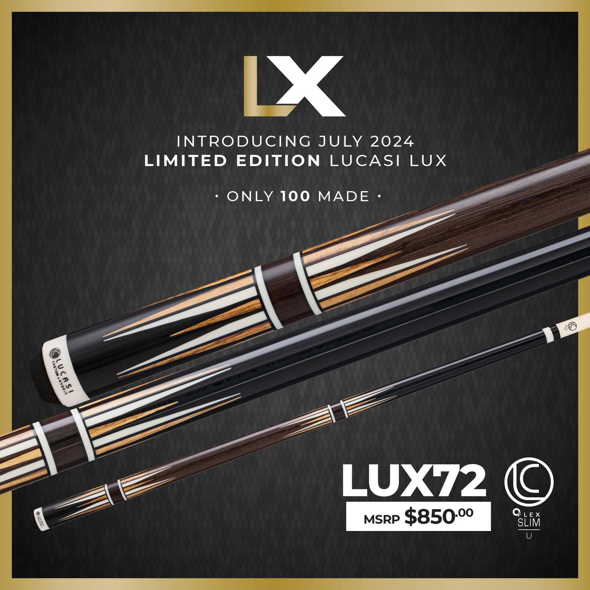 Lucasi LUX72 Pool Cue