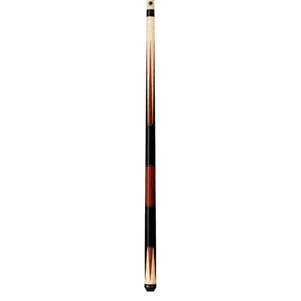 Lucasi Custom Black Onyx & Natural Birdseye/Cocobolo Wrapless Cue LZC41