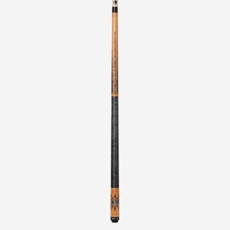 Lucasi Custom Grey Stained Birdseye & Natural/Lucite Grey Wrapless Cue LZC49