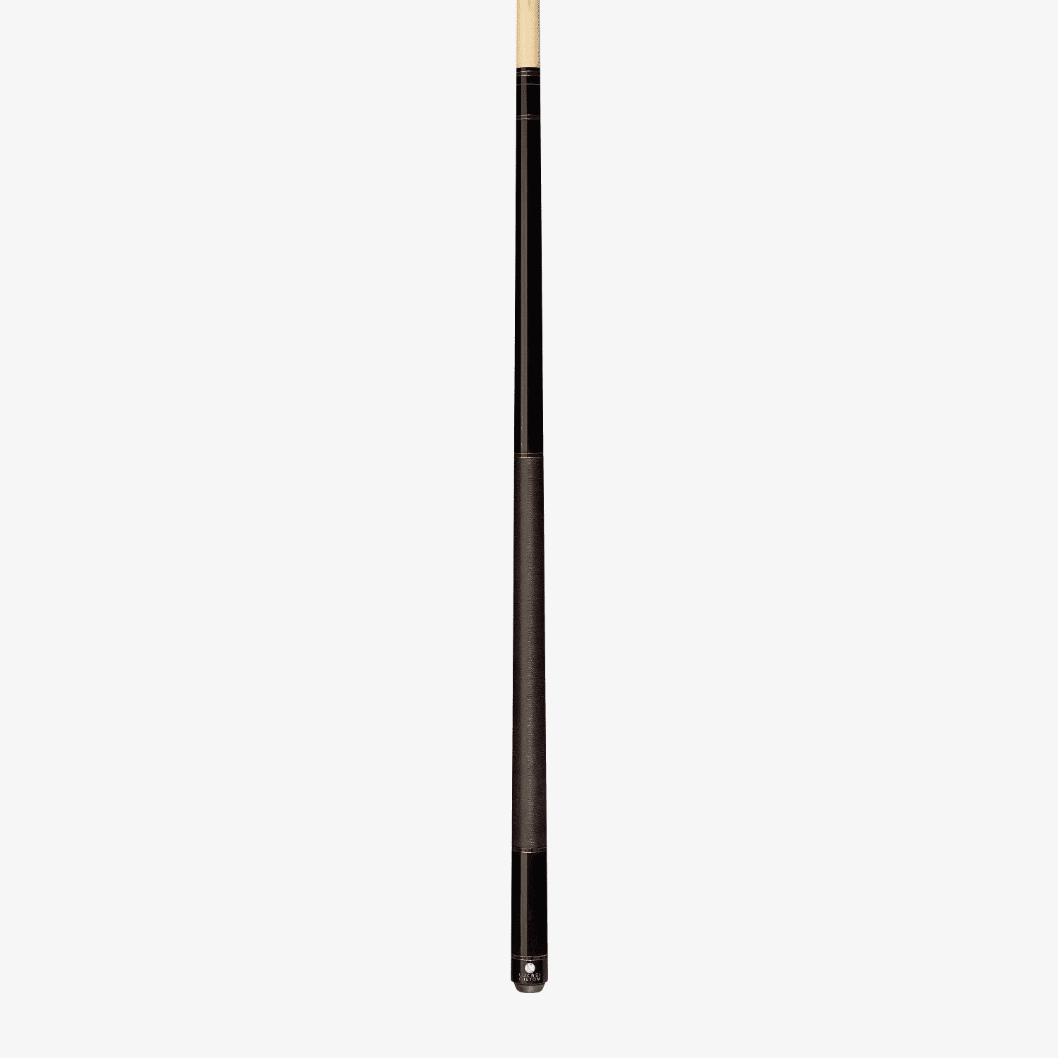 Lucasi Custom Midnight Black & Exotic Cocobolo Cue with Black Linen Wrap  LZD6