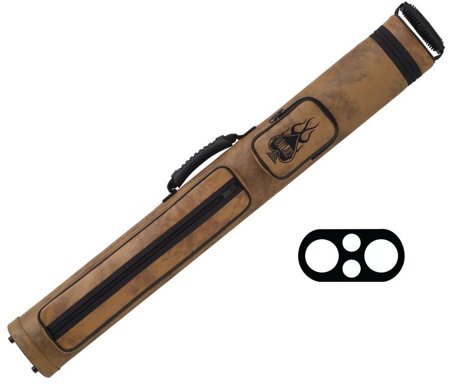 OUTLAW 2 BUTT 2 SHAFT FLAMING SPADE HARD CASE