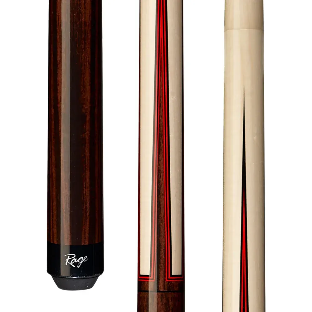 Rage Brown/Red Sneaky Pete Wrapless Cue RG107