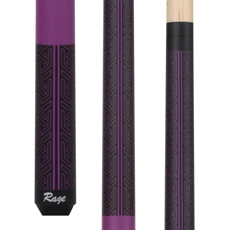 Rage Matte Purple Galaxy Wrapless Cue RG117