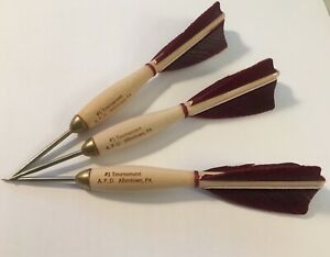 American Prodart Wooden Darts-Dark Red