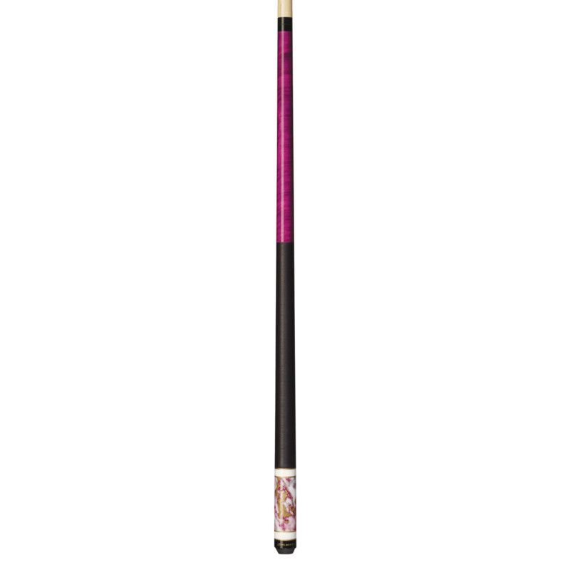 Players Illustrious Purple Cue with Black Linen Wrap C946