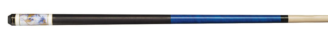 Players Royal Blue Cue with Black Linen Wrap C947