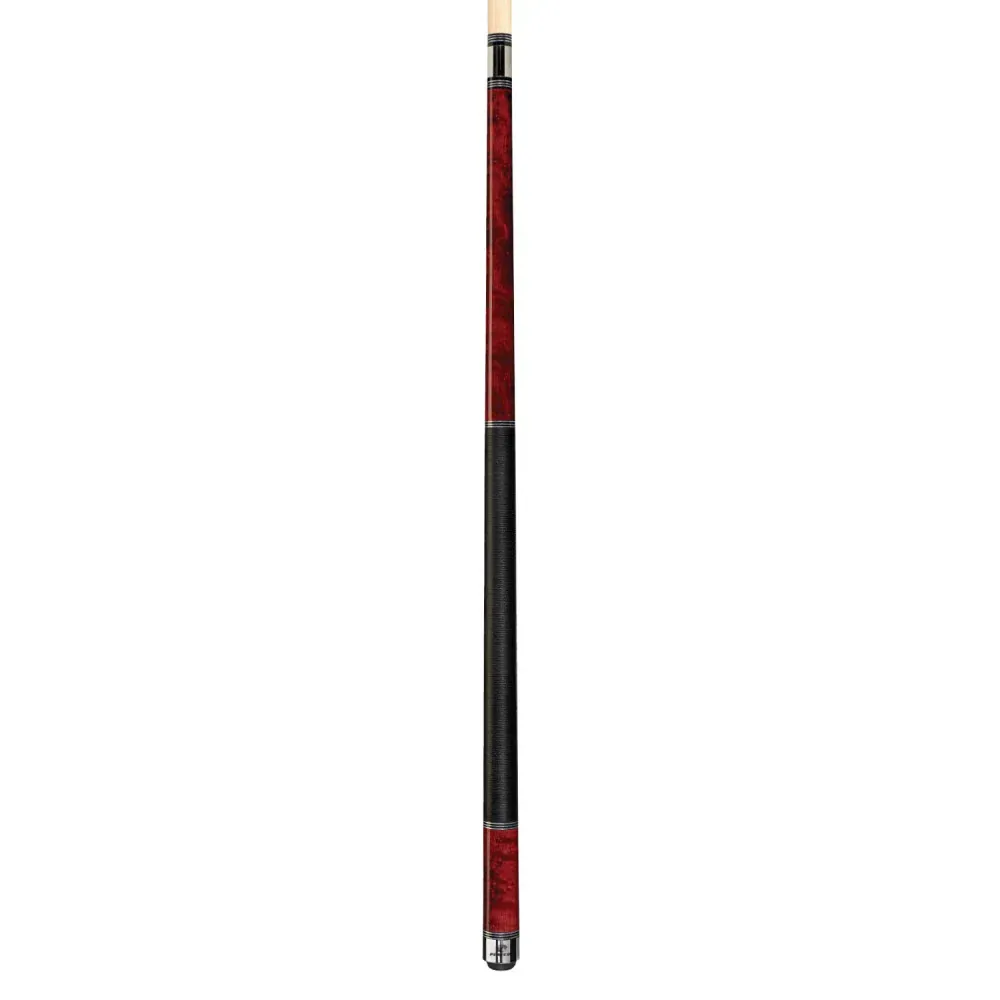 Players Crimson Birdseye Cue with Black Linen Wrap C-960
