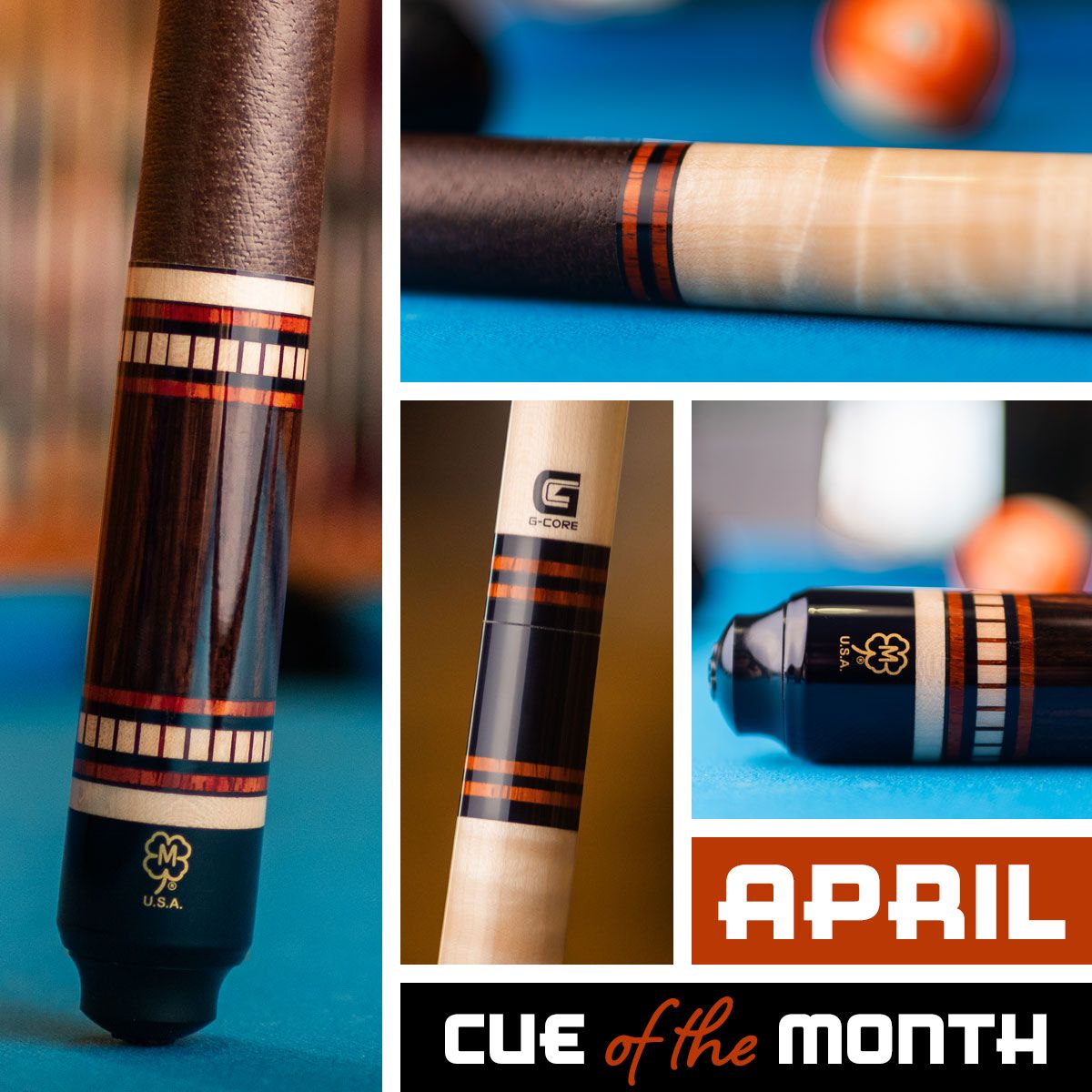 McDermott G327C2 April 2024 Cue Of The Month