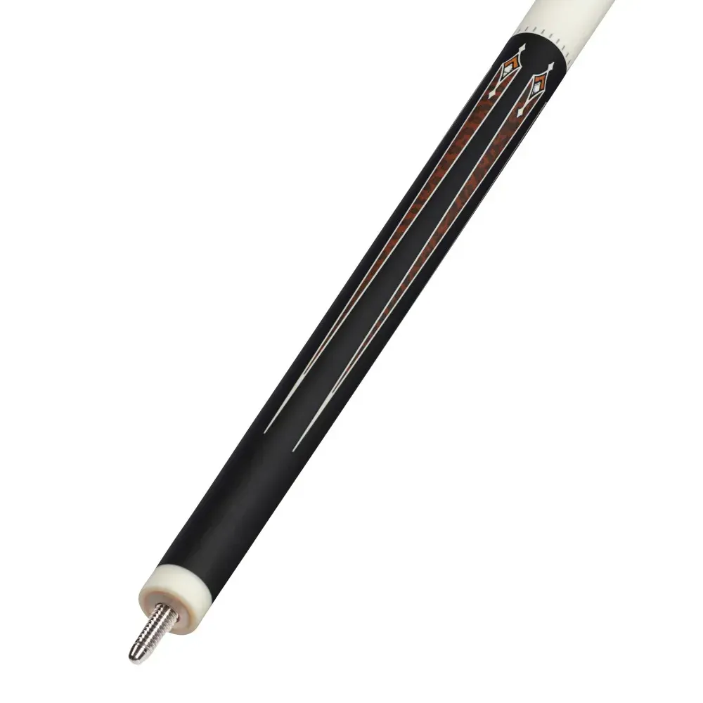 Energy By Players Matte White/Black with Thuya Burl Wrapless Cue HC22
