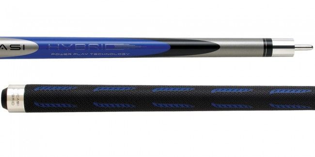 Lucasi Hybrid Genesis Blue & Metallic Silver Cue with Sport G5 Grip L-H10