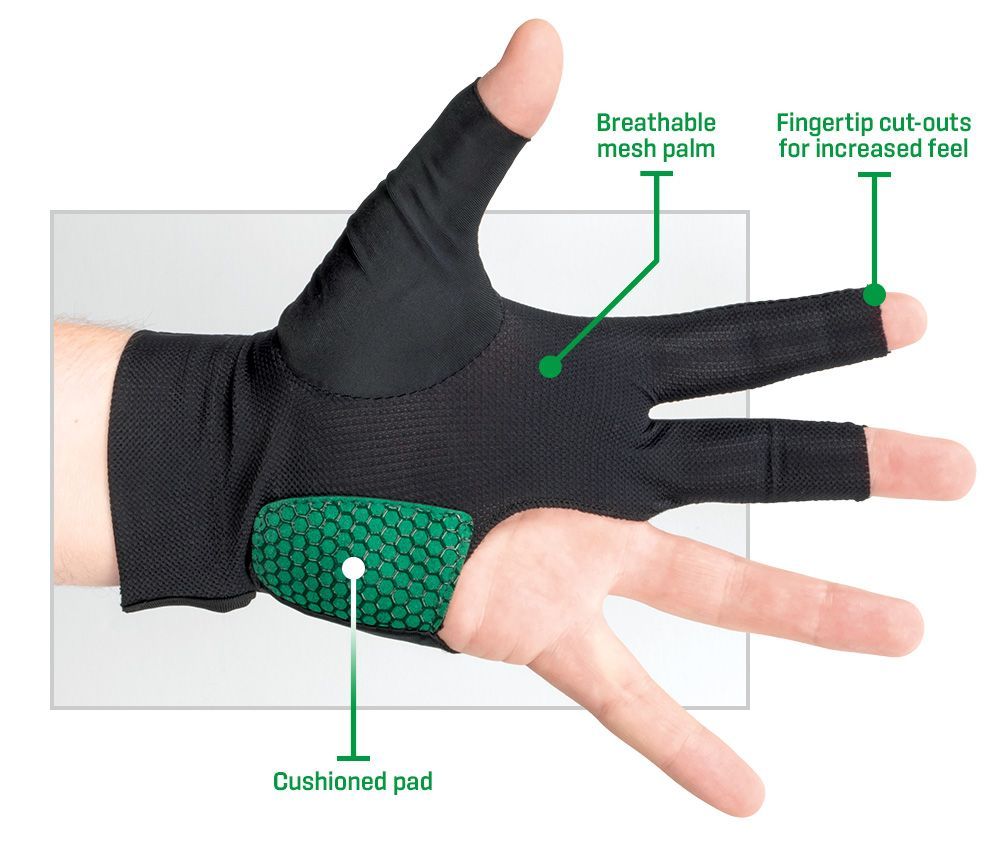 McDermott Black Glove For Left Handed Players