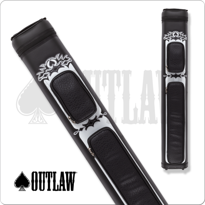 Outlaw OLB35N 3x5 Hard Cue Case - Embroidered - Backpack Straps