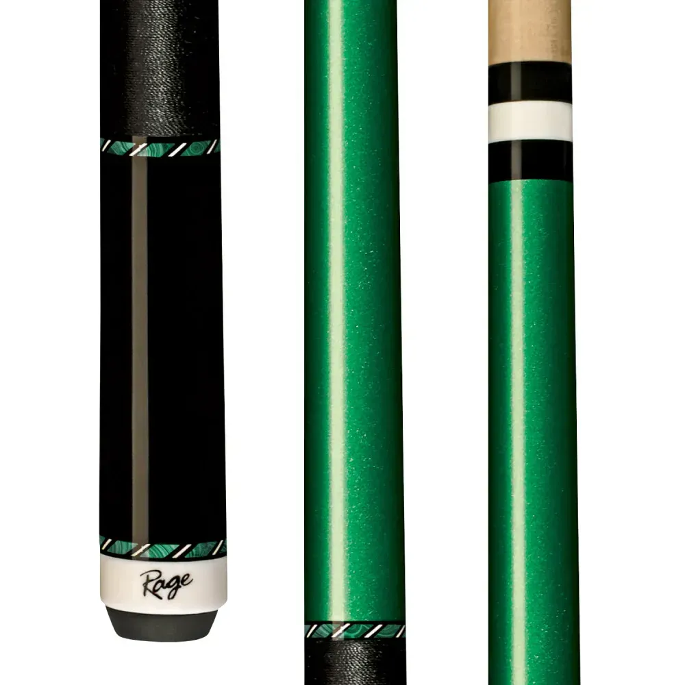 Rage Lucky Green Cue with Black Nylon Wrap RGC7