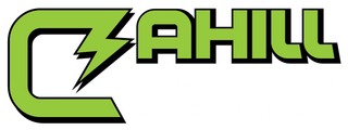 Green logo with the word 
