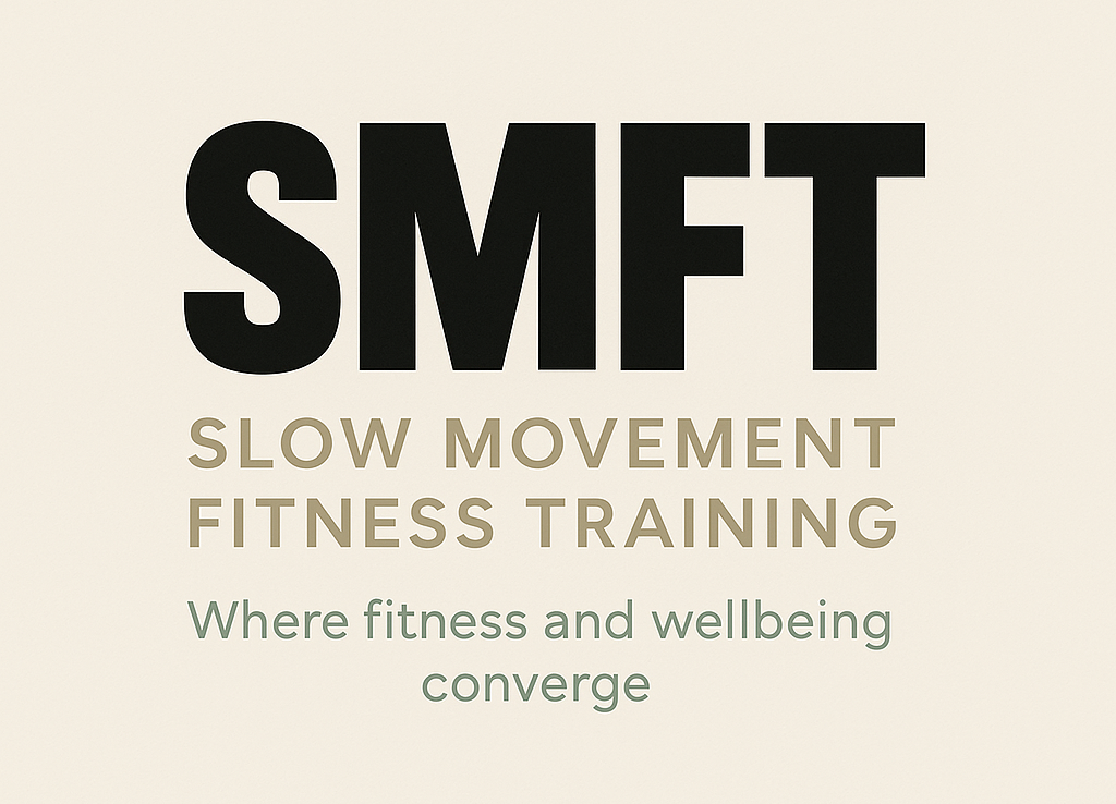 SMFT logo: Black text on cream background. 