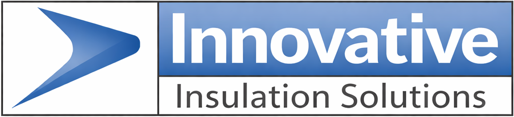 Logo for Innovative Insulation Solutions Ltd. featuring a blue arrow icon next to the company name in blue and black.