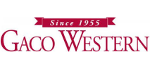 Gaco Western logo in red text with a red ribbon reading “Since 1955”