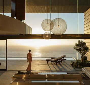 Woman in Luxury hotel