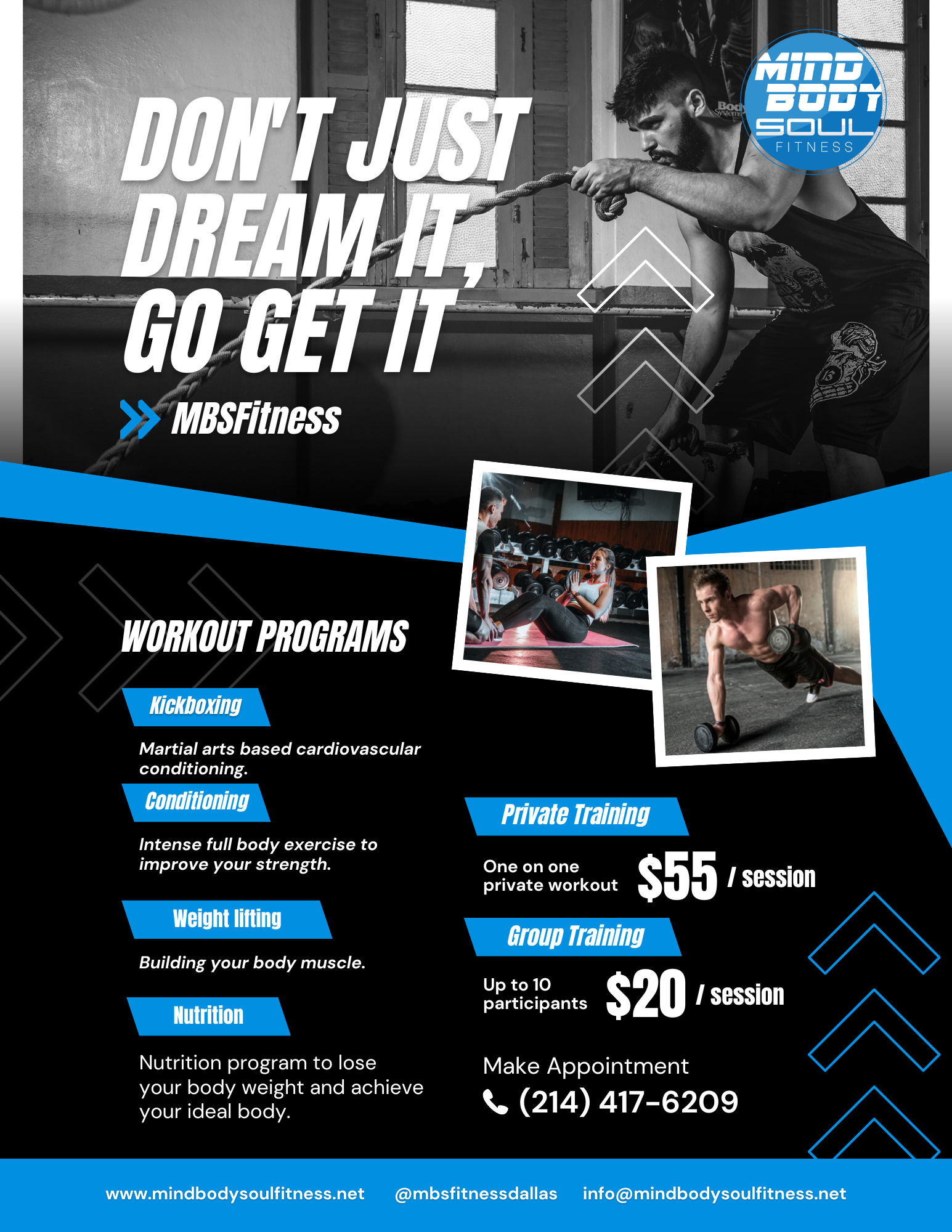 to Mind, Body and Soul Fitness