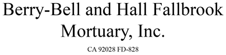 The logo for sample funeral home is shown on a white background.