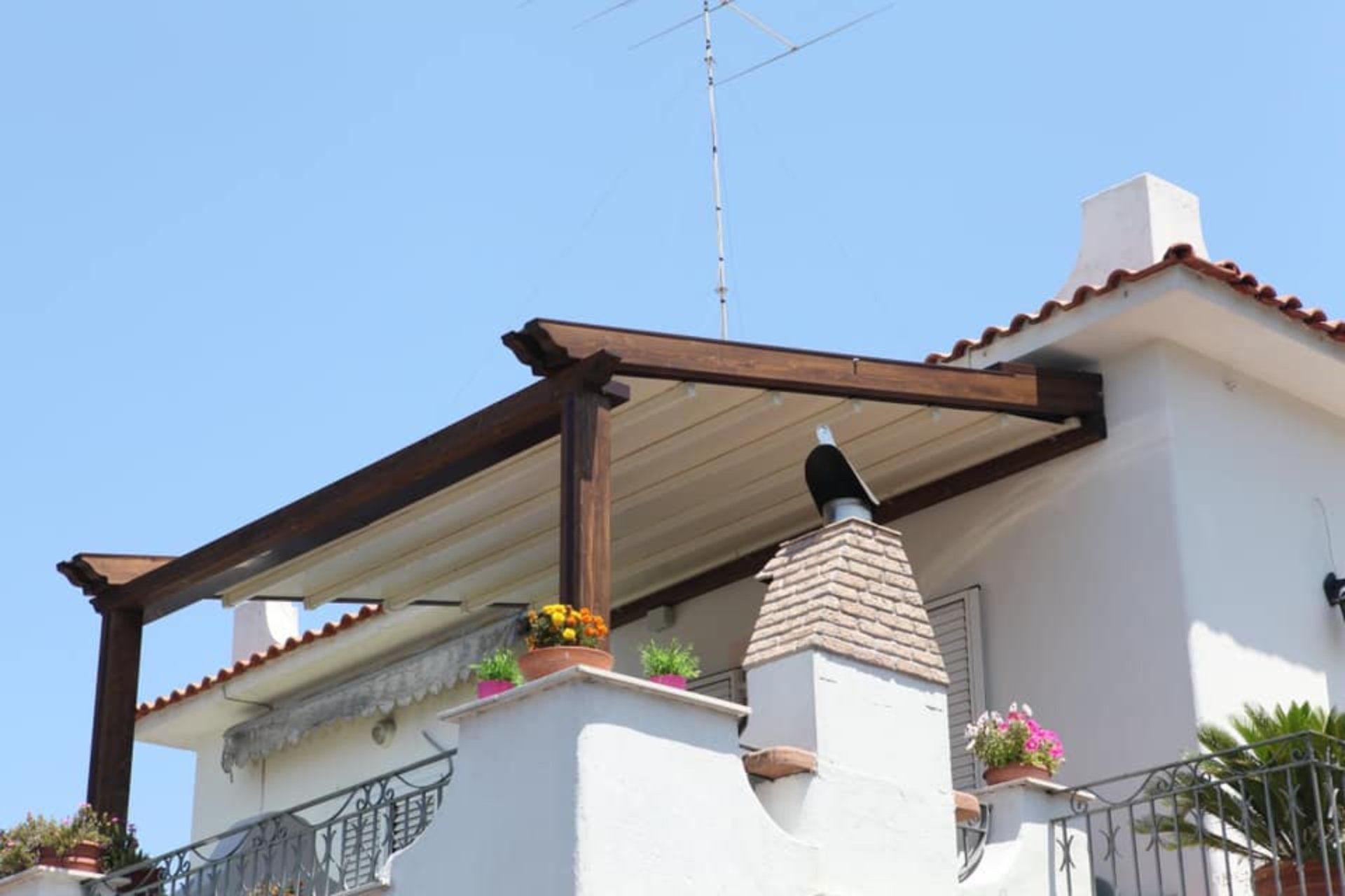 Pergotenda da balcone