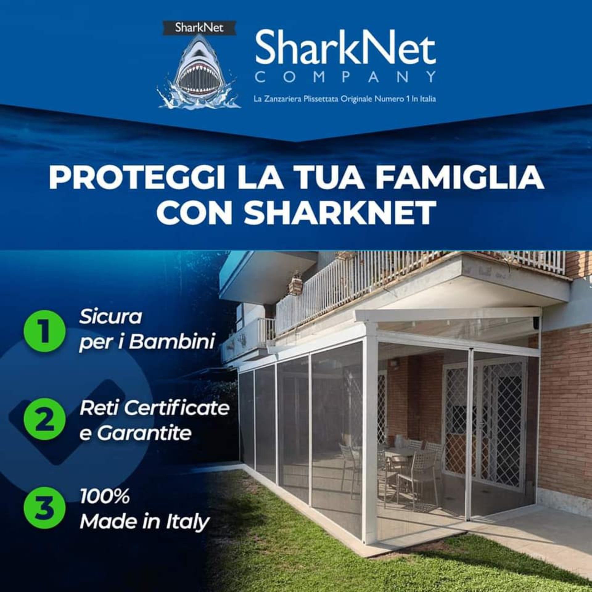 Zanzariera Shark Net