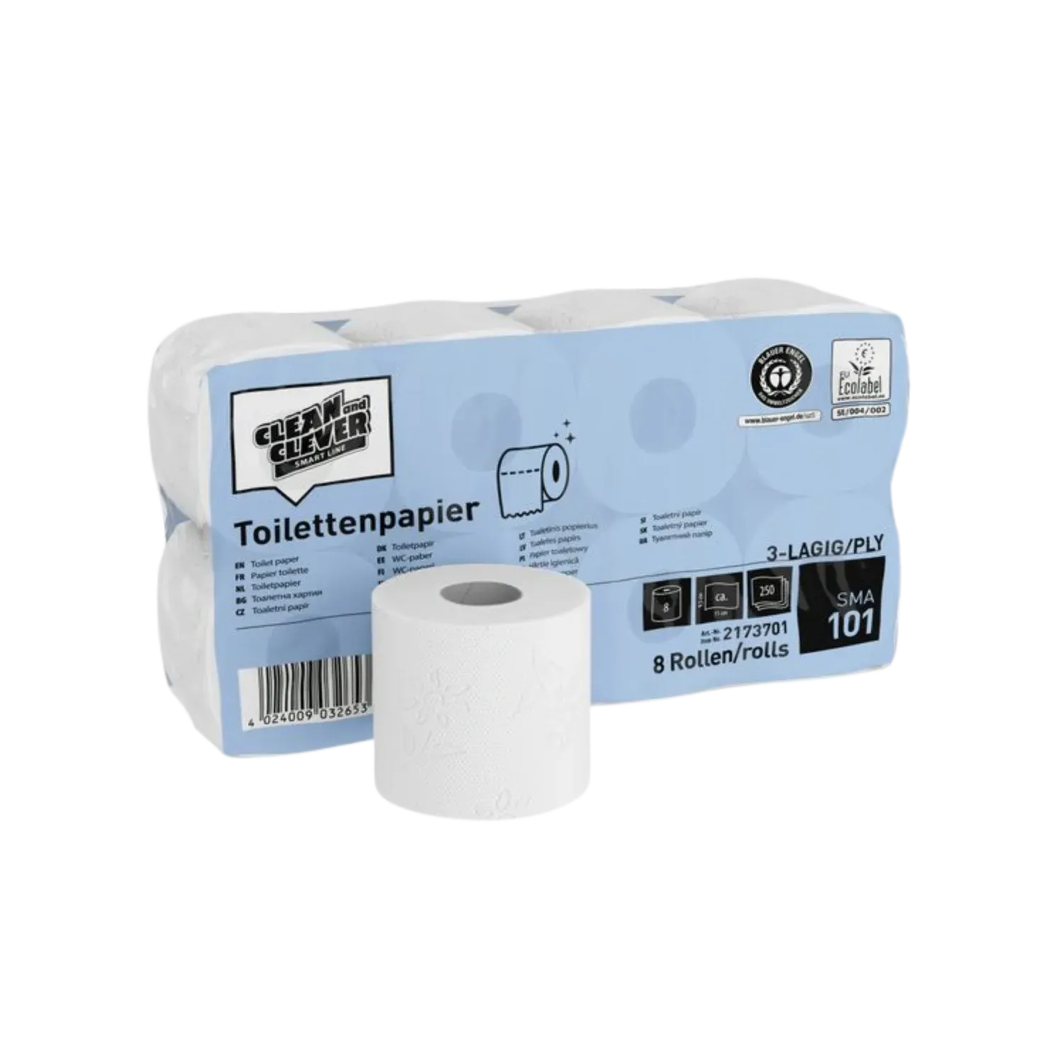 CLEAN and CLEVER Toilettenpapier