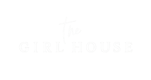 The Girl House Logo in White | Top beauty salon in Springfield, MO for spray tans, filler, BOTOX