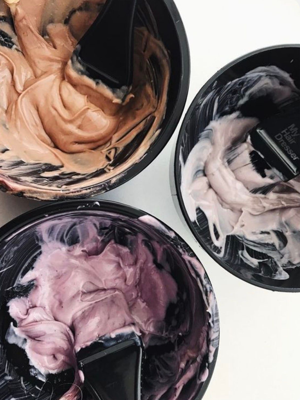 Custom hair color formulas prepared for professional salon coloring services in Willard, MO.