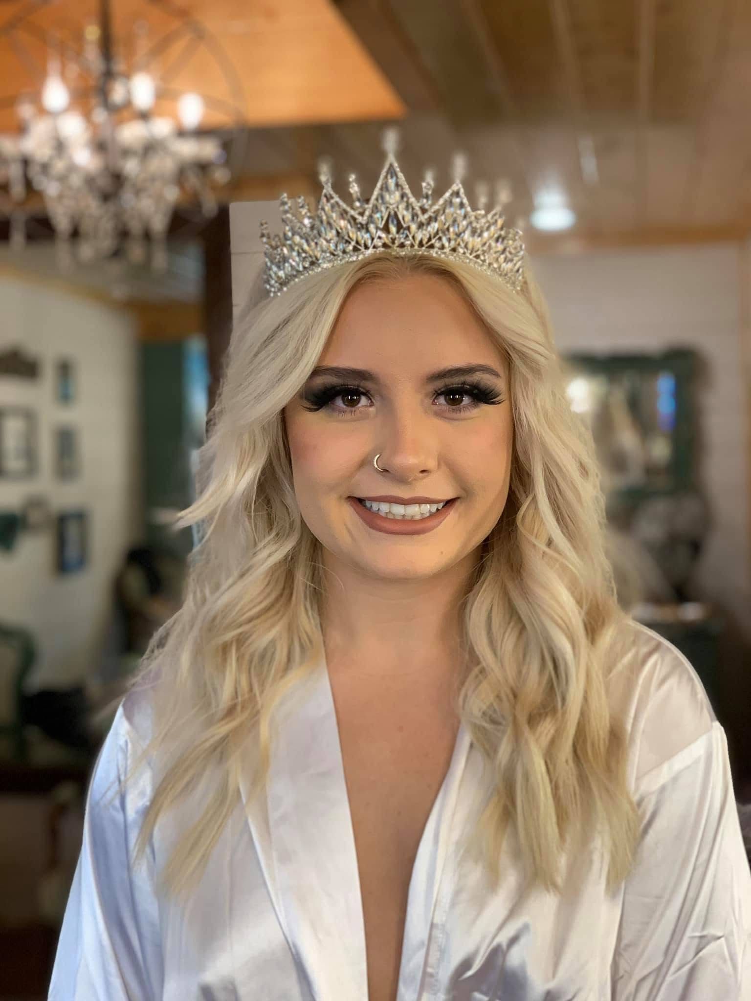 Professional bridal hair and makeup for a polished wedding day look in Willard, MO.