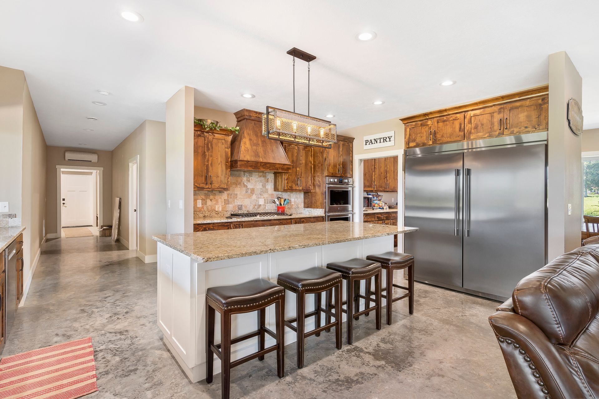 full icf custom house | Kitchen view | icf builders near Sparta and Kansas City MO