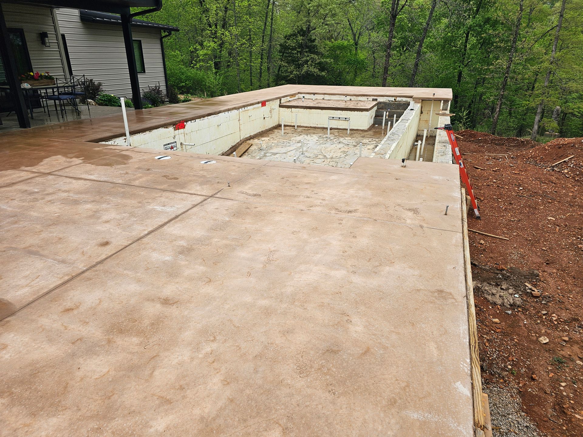icf pool installation in Bentonville AR