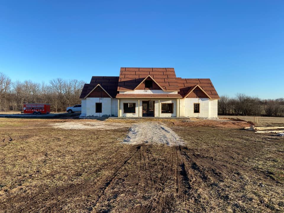 home front view after icf dry in services in jefferson city mo