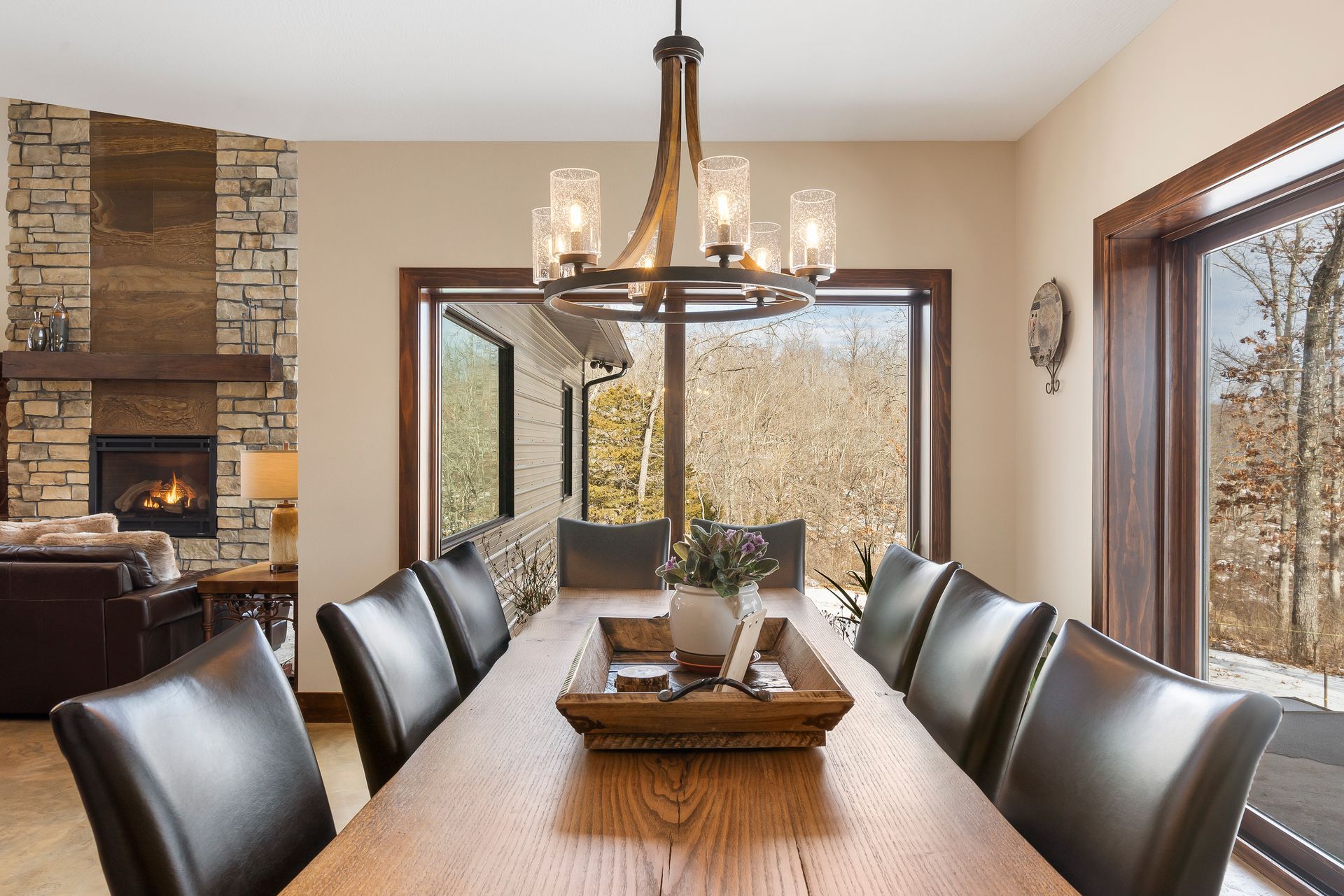 full icf custom house | dining room view | icf builders near Sparta and Kansas City MO