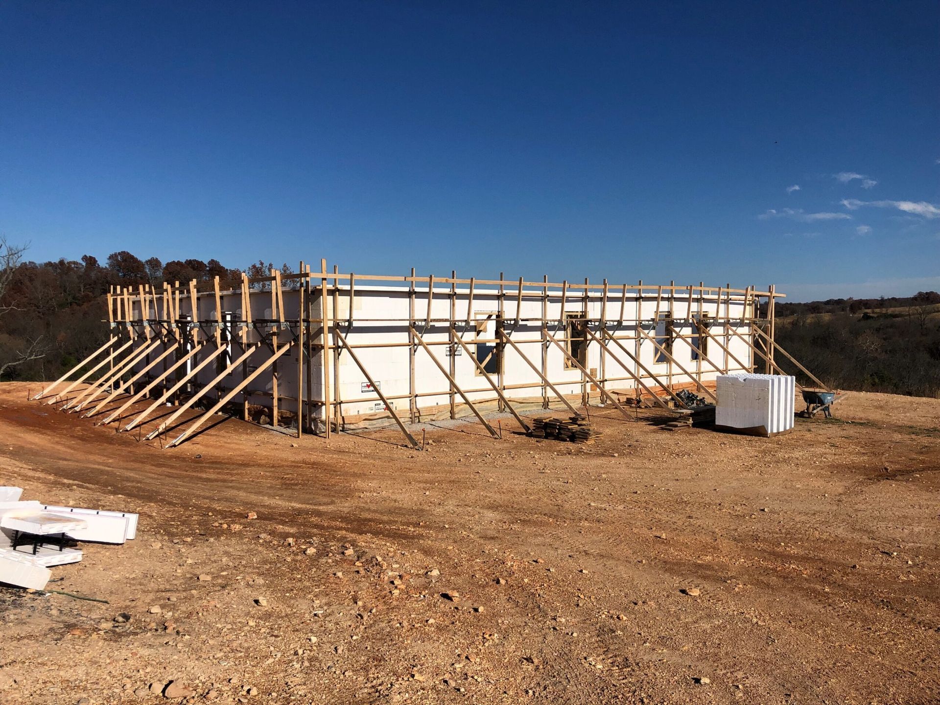 ICF homes that save money on electric bills | During icf installation of footers and walls on house in Republic MO