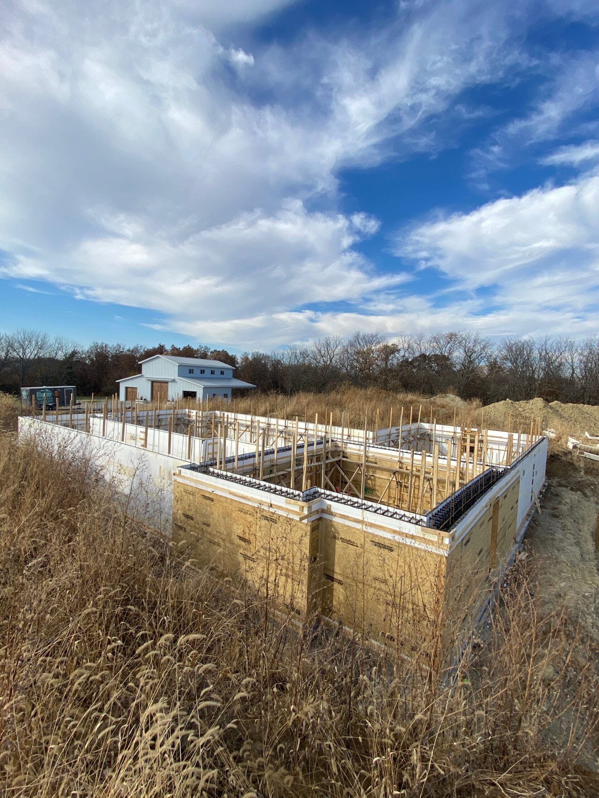 icf footers and walls during installation in nixa and springfield mo