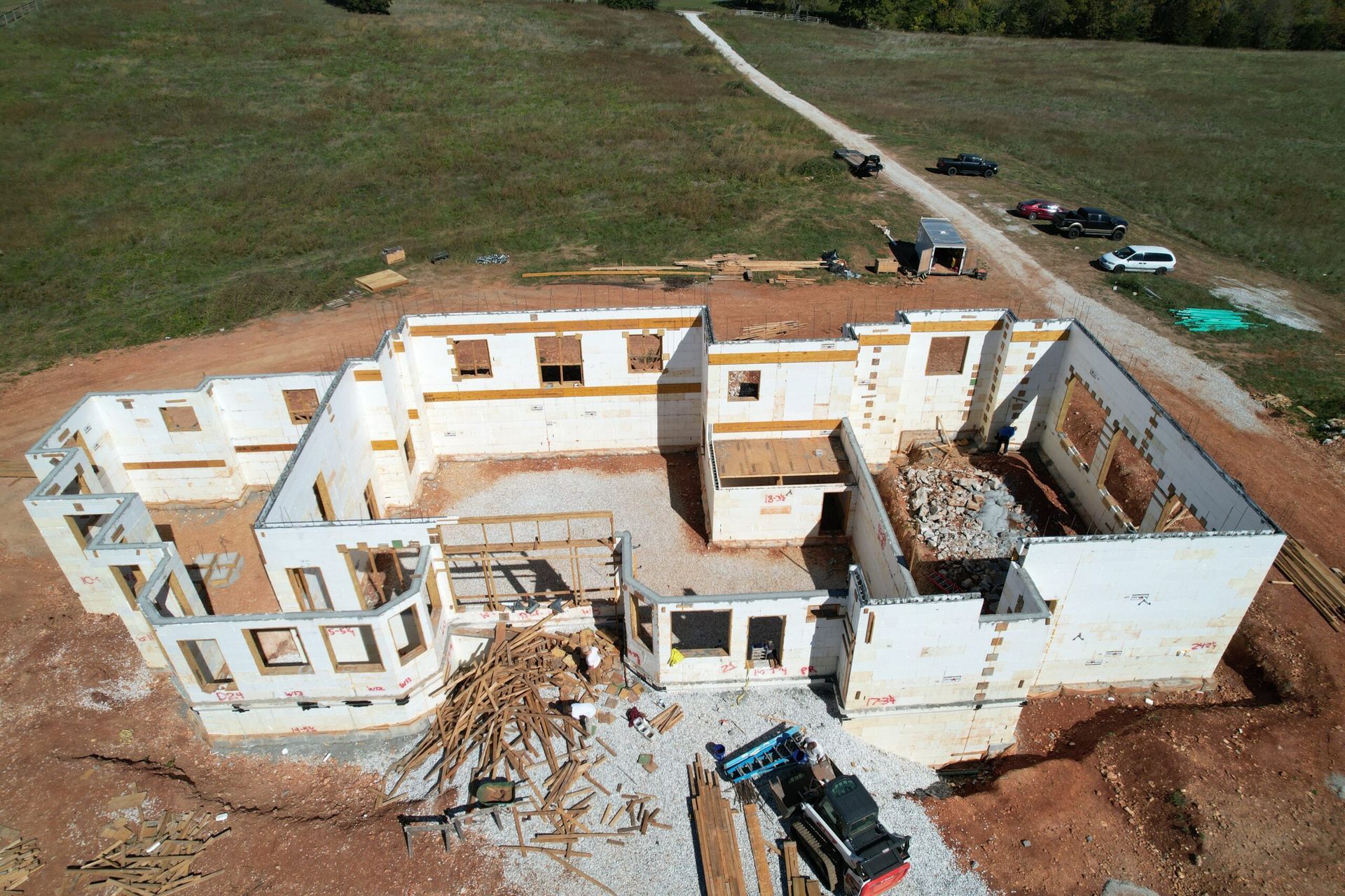 icf footers and walls during installation in nixa and springfield mo
