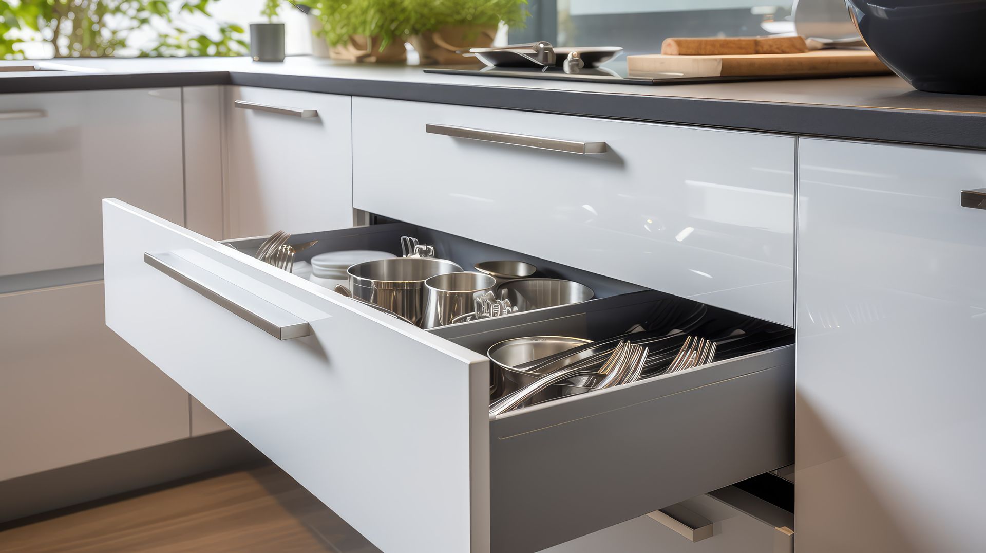 Deep pull-out accessible kitchen drawers | Springfield, MO