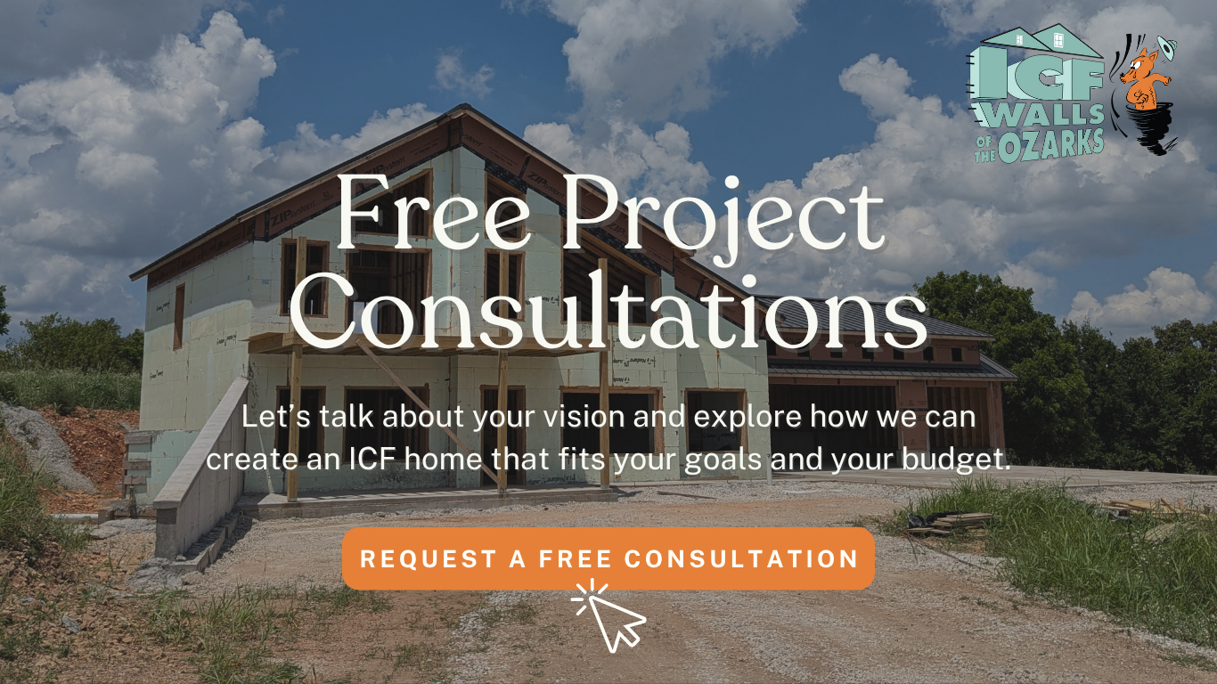 Free project consultations for ICF custom homes | Sparta, MO
